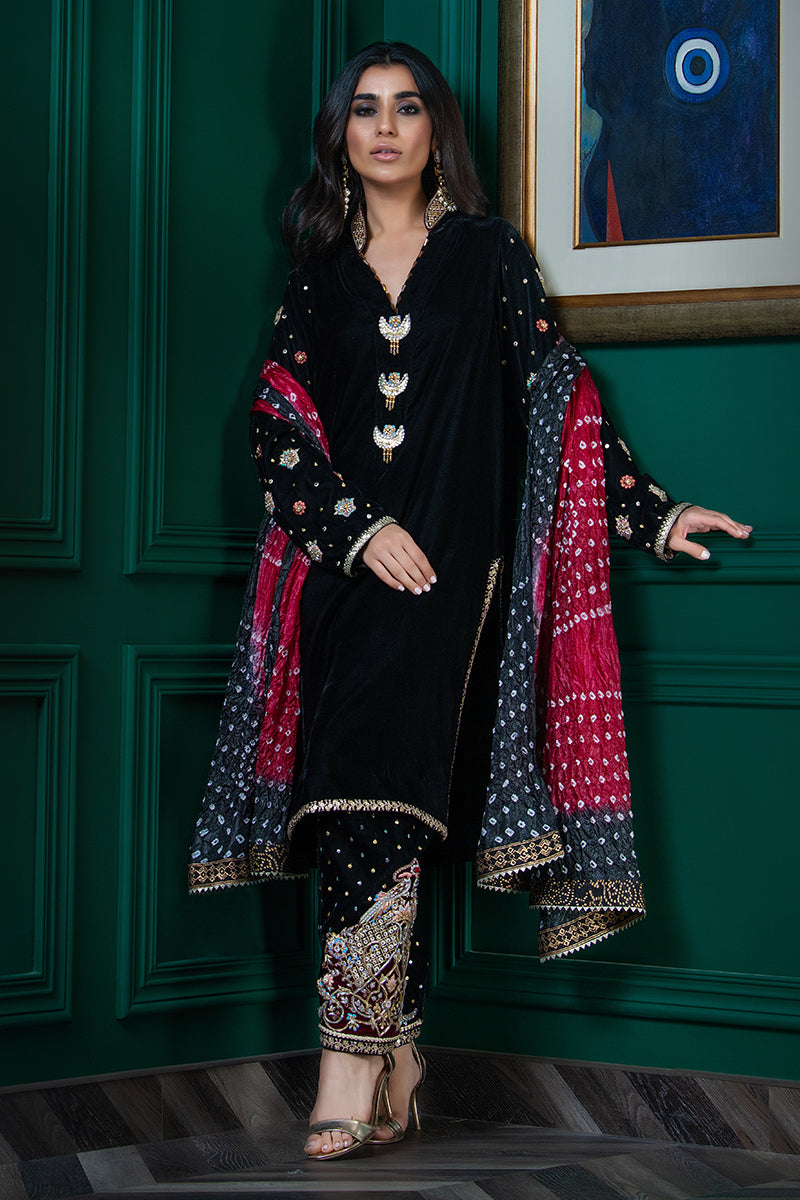 Wardha Saleem | Velvets Winter Fall 24 |   Parvaz - House Of Anaya
