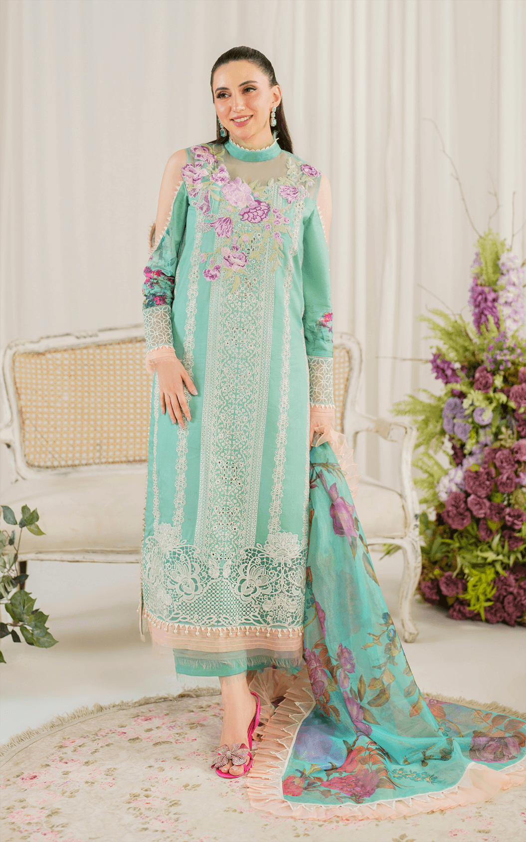 Asifa and Nabeel | Pretty in Pink Limited Edition | Water Lily (PP-3) - House Of Anaya