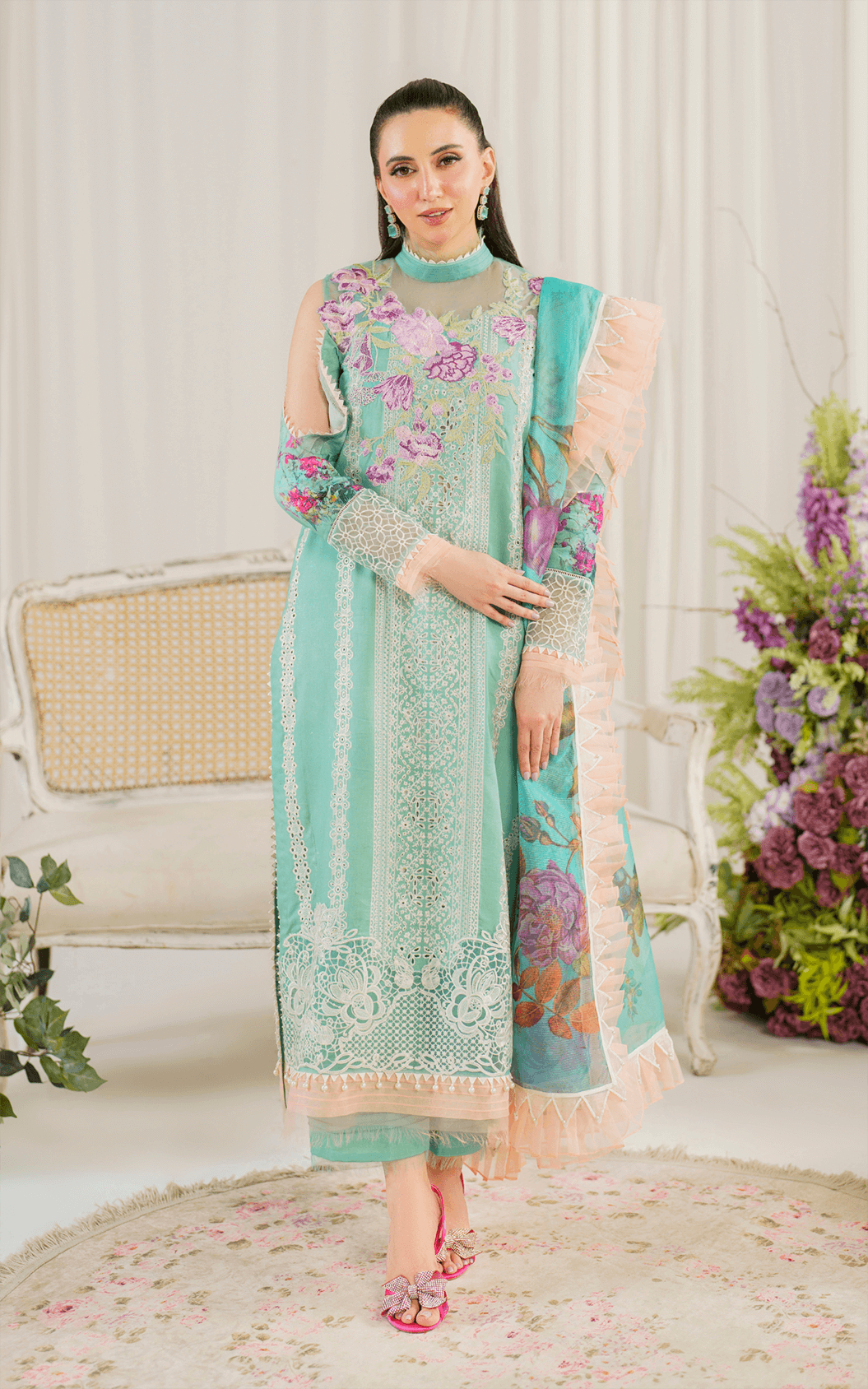 Asifa and Nabeel | Pretty in Pink Limited Edition | Water Lily (PP-3) - House Of Anaya