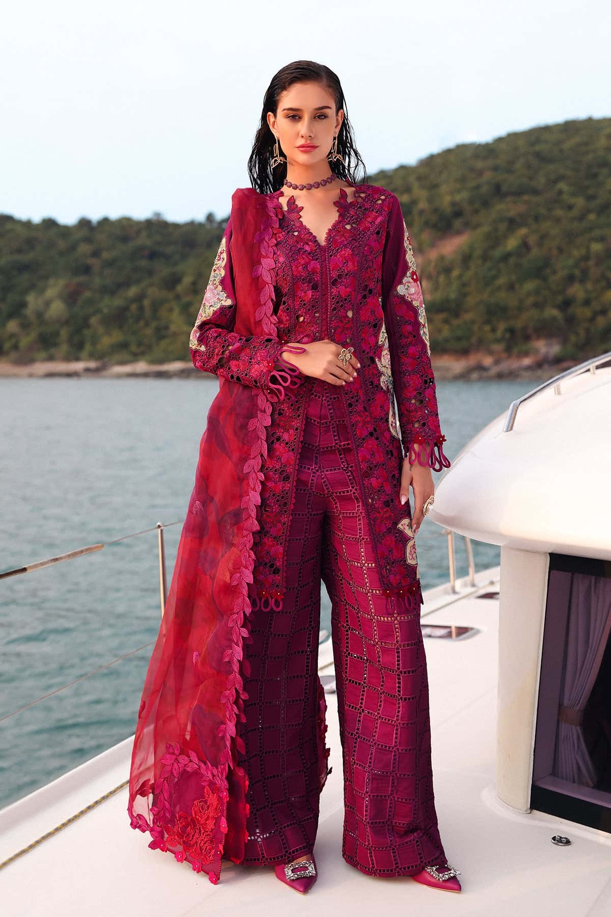 Afrozeh | Lawn 25 | Serene