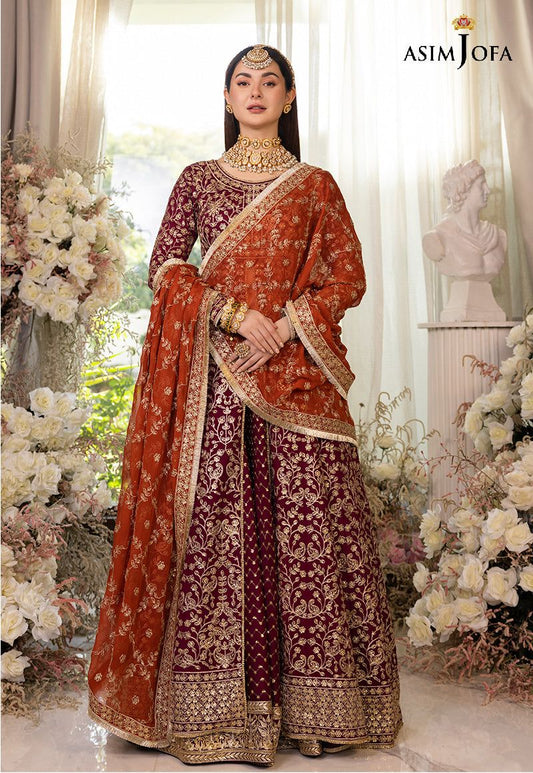ASIM JOFA LUXUR PRET AJHJ-17 STITCHED - Riwayat-e-khas