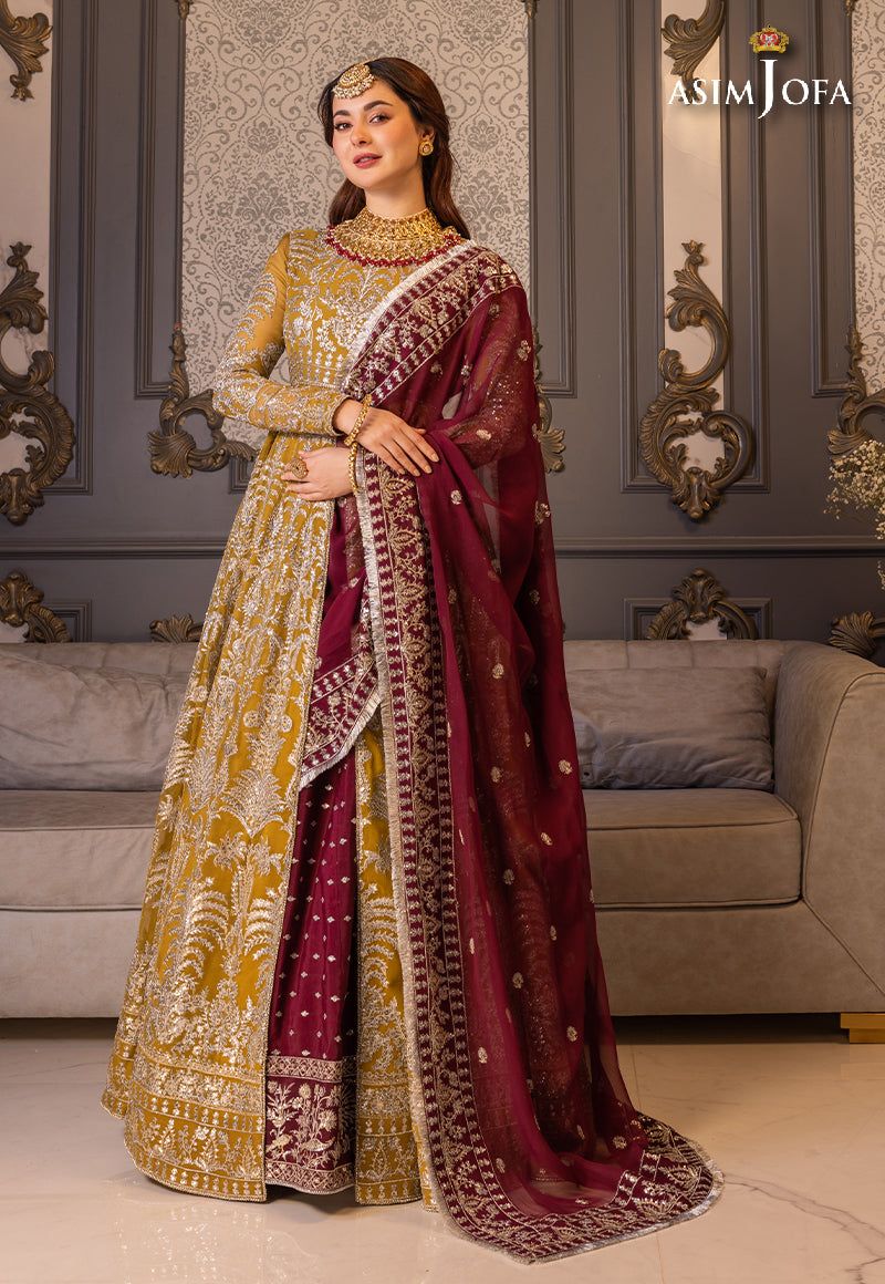 ASIM JOFA LUXUR PRET AJHJ-22 STITCHED - Riwayat-e-khas