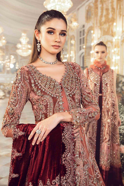 Maria B - Salmon Pink BD-2701 - House Of Anaya