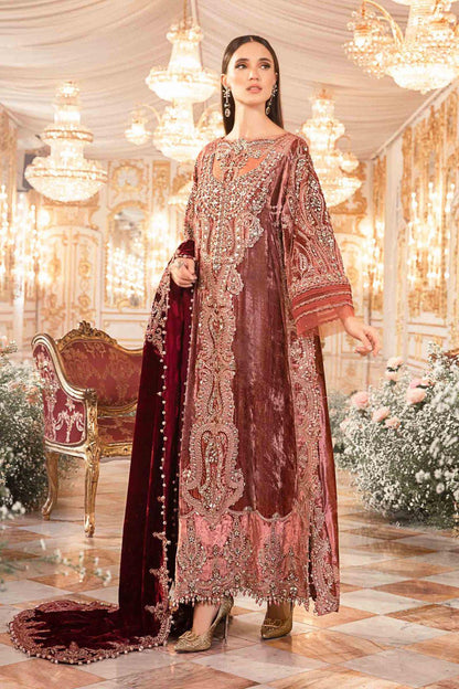Maria B - Salmon Pink BD-2701 - House Of Anaya