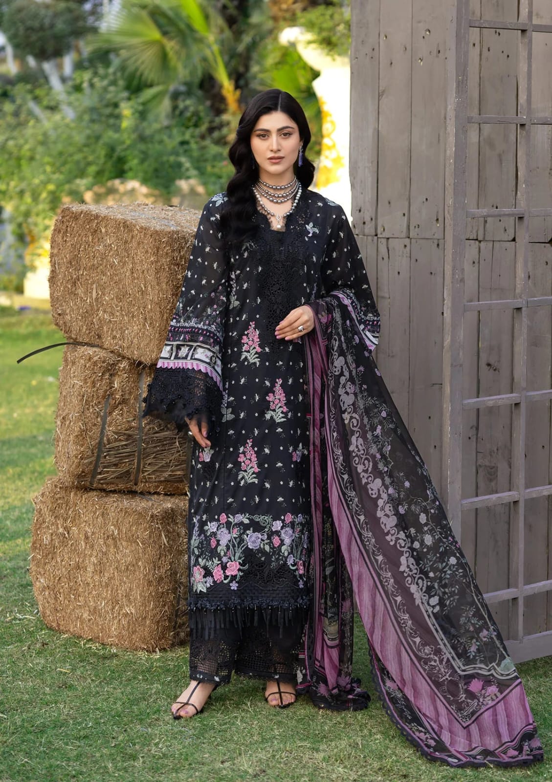 Elaf Premium | CHIKANKARI PRINTS 26 | ERC-7A ARZO