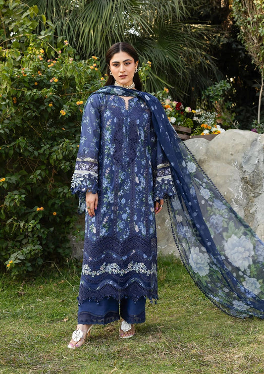 Elaf Premium |CHIKANKARI PRINTS 26 | ERC-3B NEEL