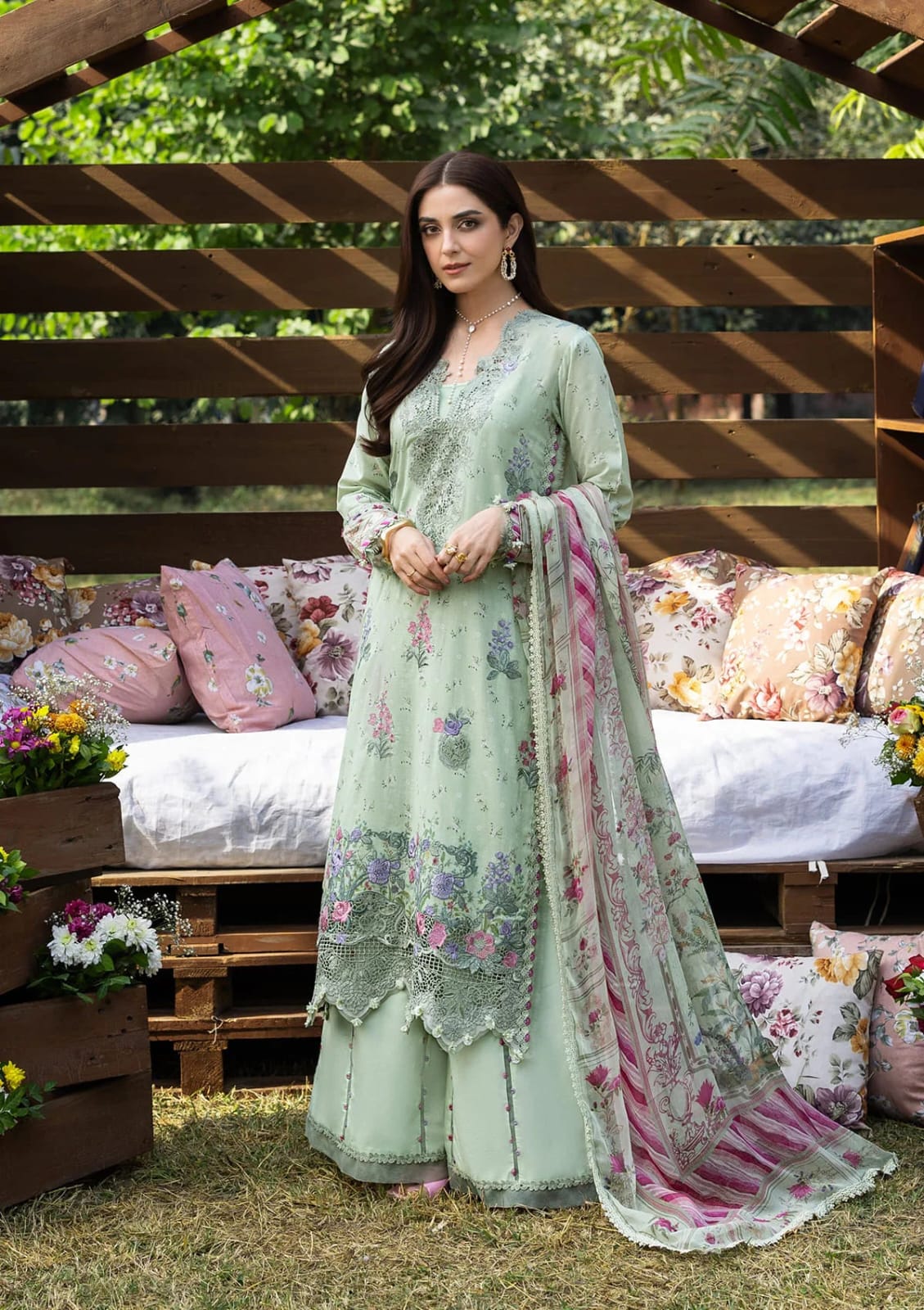 Elaf Premium | CHIKANKARI PRINTS 26 | ERC-7B NAHL