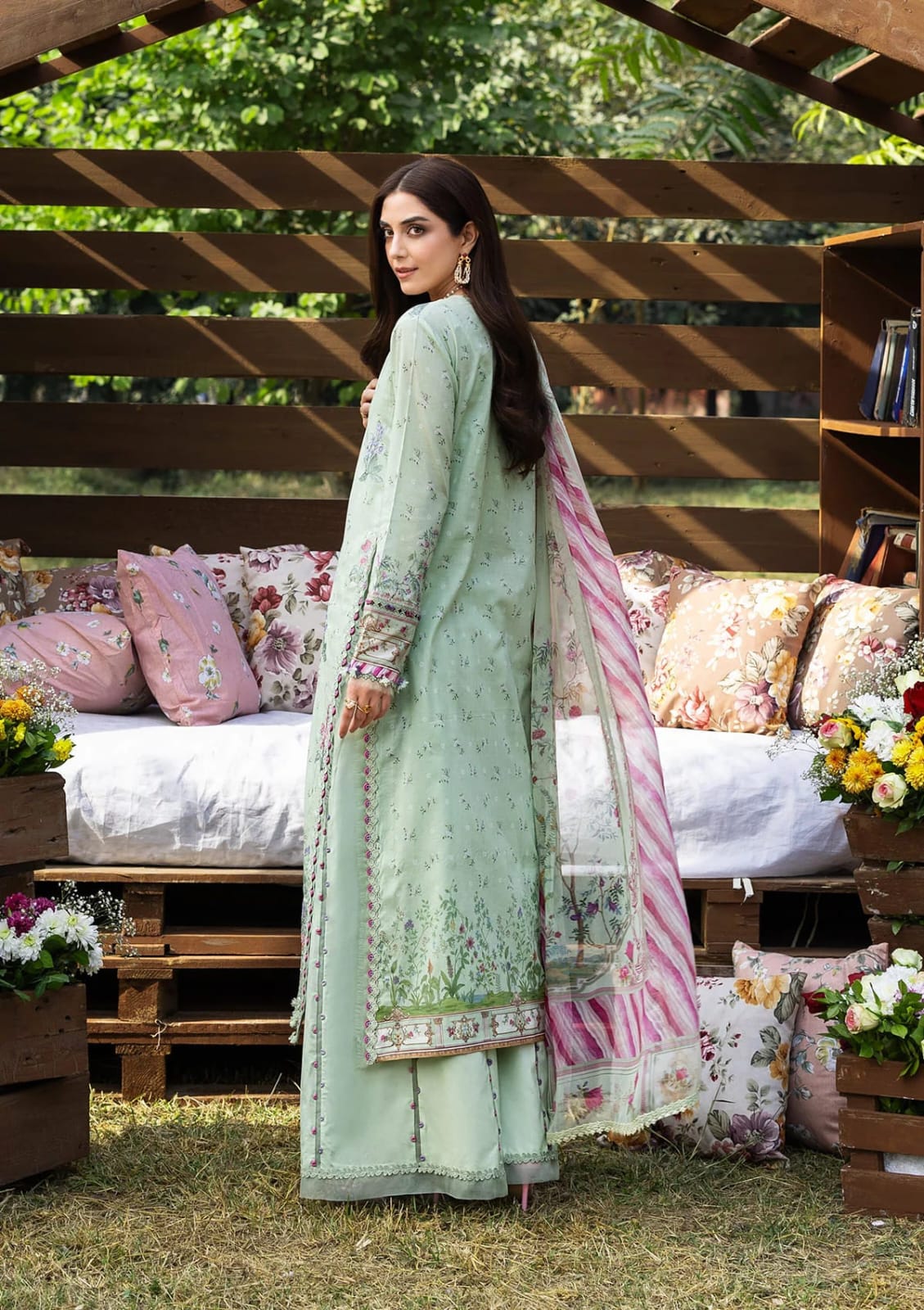 Elaf Premium | CHIKANKARI PRINTS 26 | ERC-7B NAHL