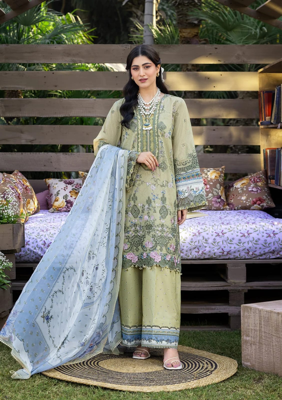Elaf Premium | CHIKANKARI PRINTS 26 | ERC-8B MENAH