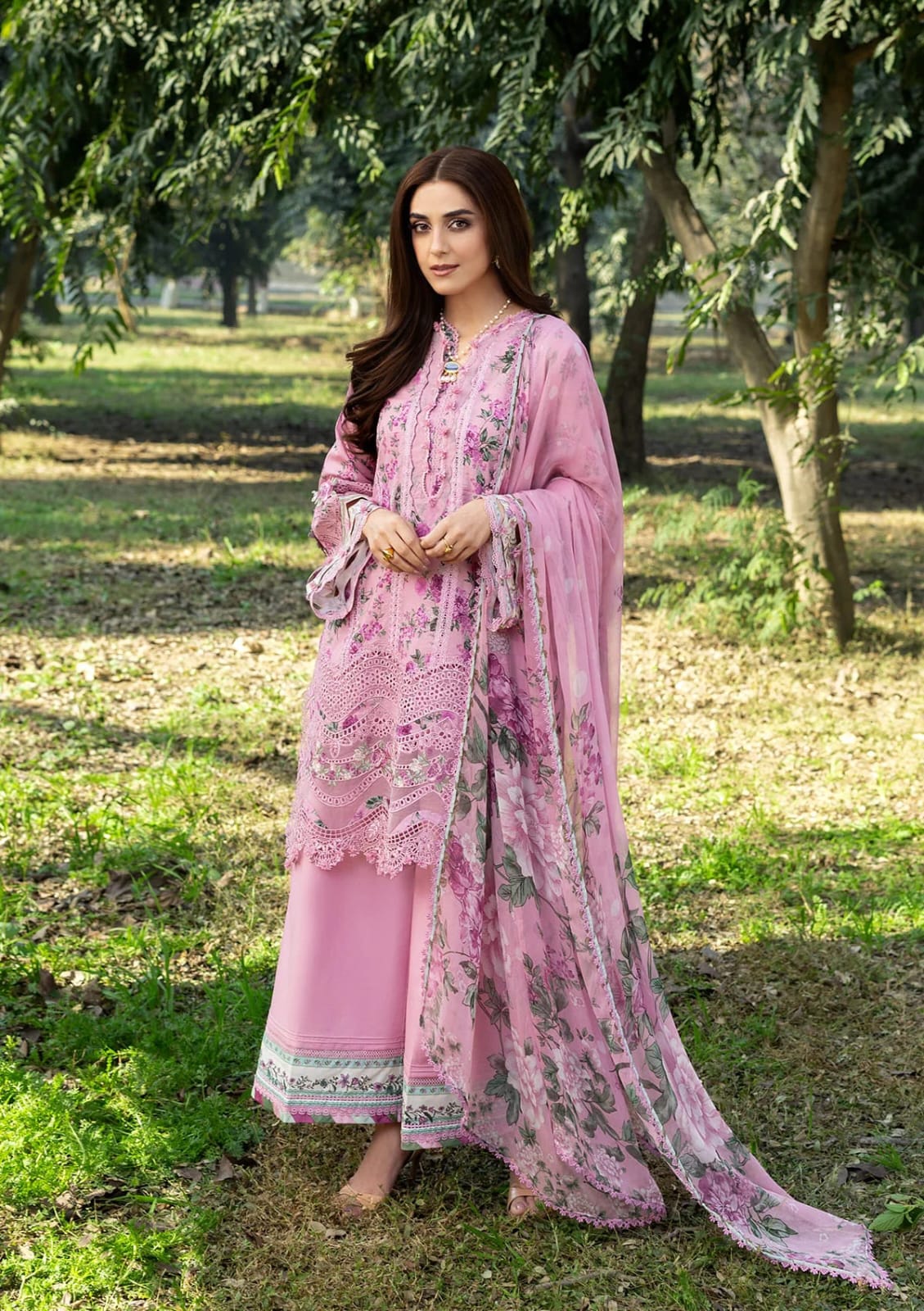 Elaf Premium | CHIKANKARI PRINTS 26 | ERC-3A MAN MAYAL