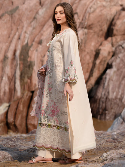 Mahnur | Sirena Luxury Lawn 25 | Wisteria - House Of Anaya