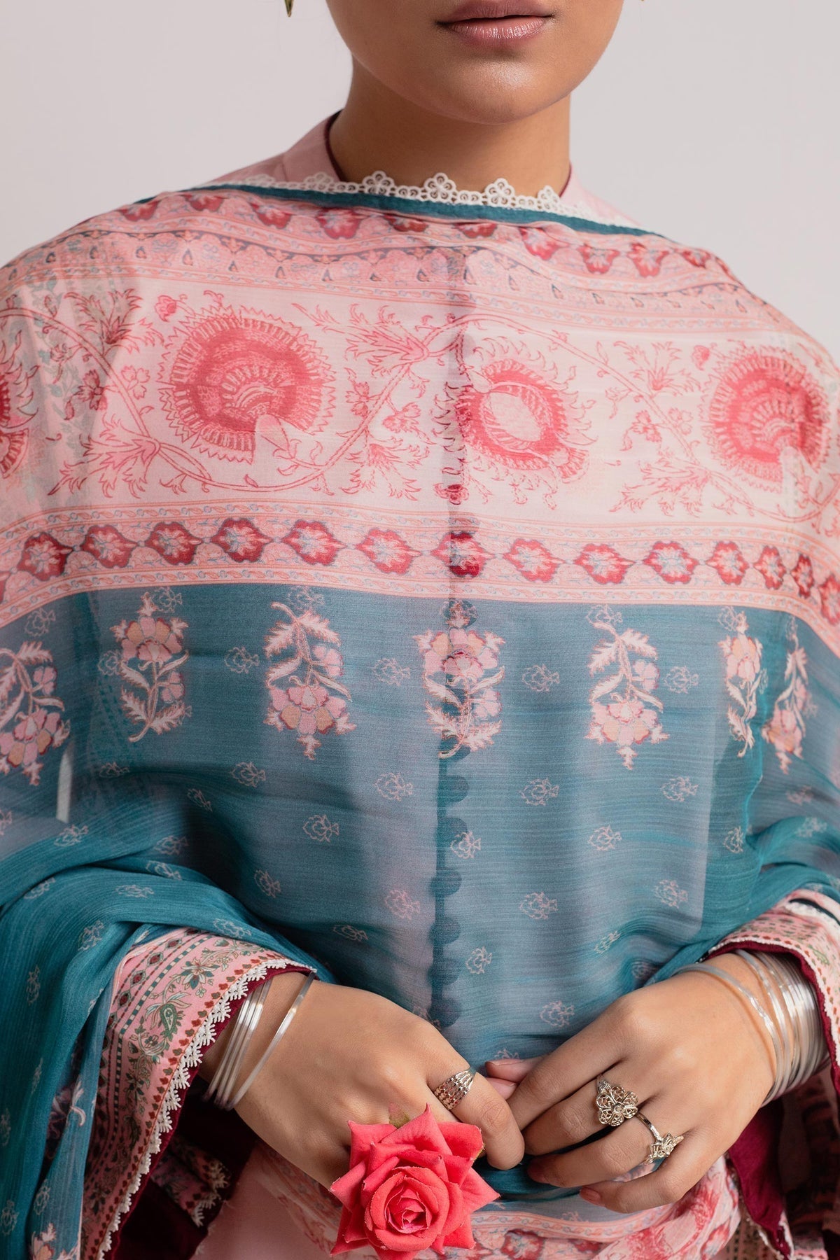 Zara Shahjahan | Coco Prints 24 | GULABI-D3 - House Of Anaya