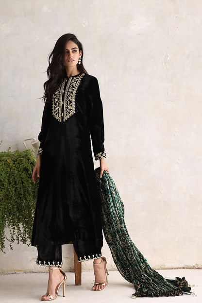 Sana Abbas | Velvet Formals | ZAAI - House Of Anaya