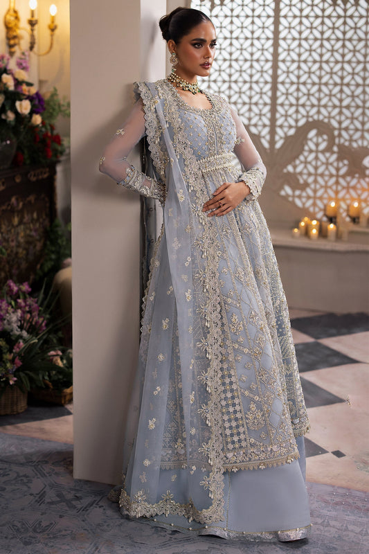 Gossamer by Zaha Embroidered Organza 3Pc Suit ZC24-01 Sofina