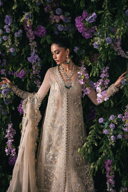 Gossamer by Zaha Embroidered Organza 3Pc Suit ZC24-06 Talia