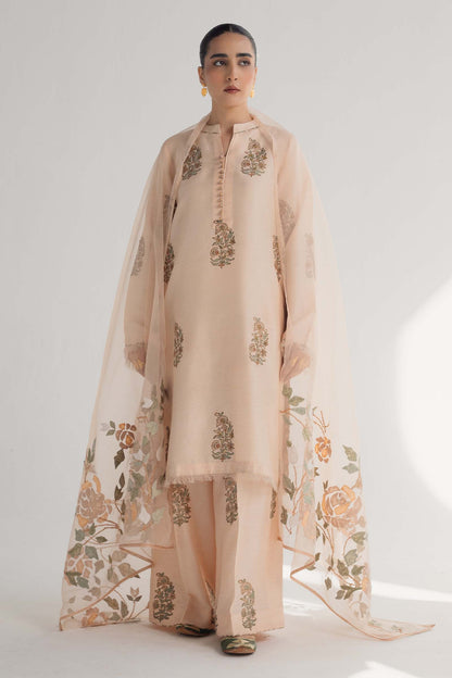 Zara Shahjahan | Handcrafted Suits | ZHC-049 - House Of Anaya