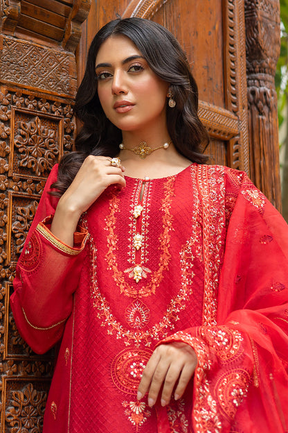 Zellbury | Summer Pret | Embroidered Kurta Dupatta Trouser - 3222 - Libasekhas