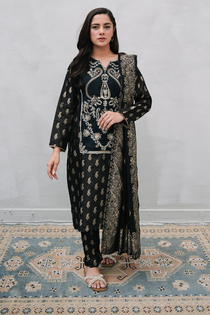 Zellbury | Summer Pret | Embroidered Kurta Dupatta Trouser - 3256 - Libasekhas
