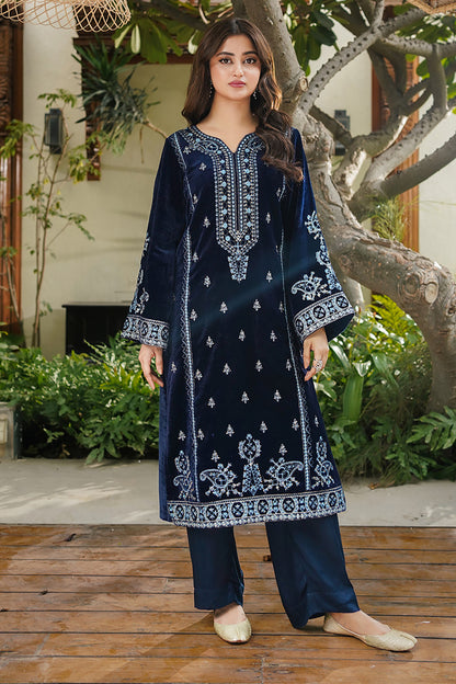 Zellbury | Winter Pret | Embroidered Kurta Trouser - 3276 - Libasekhas