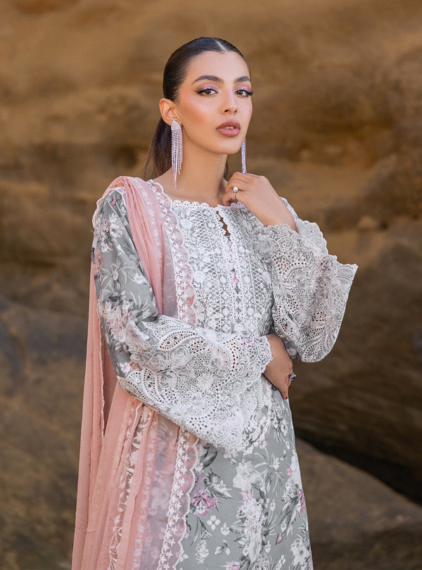 Zainab chottani | Luxury Chikankari 24 | LANA - 10A - House Of Anaya