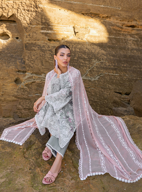 Zainab chottani | Luxury Chikankari 24 | LANA - 10A - House Of Anaya