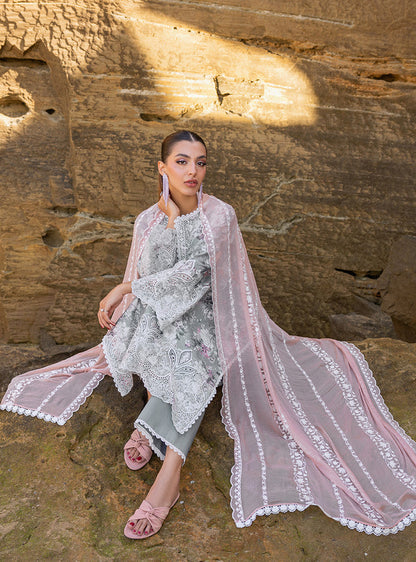 Zainab chottani | Luxury Chikankari 24 | LANA - 10A - House Of Anaya