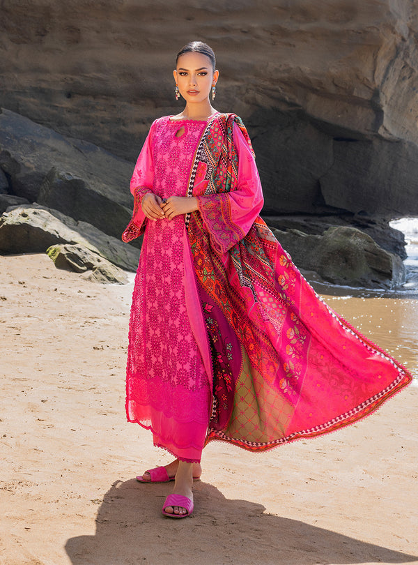 Zainab chottani | Luxury Chikankari 24 | LAALI - 6A - House Of Anaya