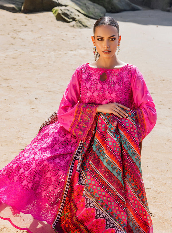 Zainab chottani | Luxury Chikankari 24 | LAALI - 6A - House Of Anaya