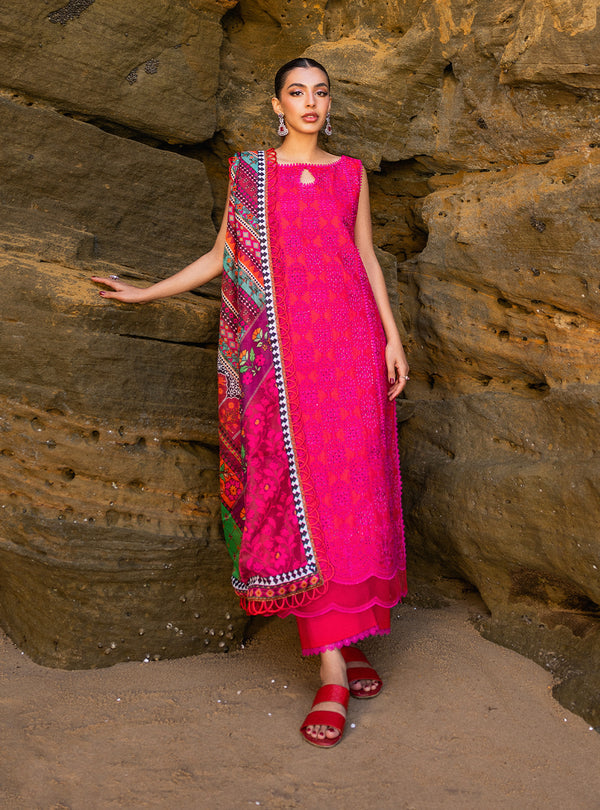 Zainab chottani | Luxury Chikankari 24 | LAALI - 6B - House Of Anaya