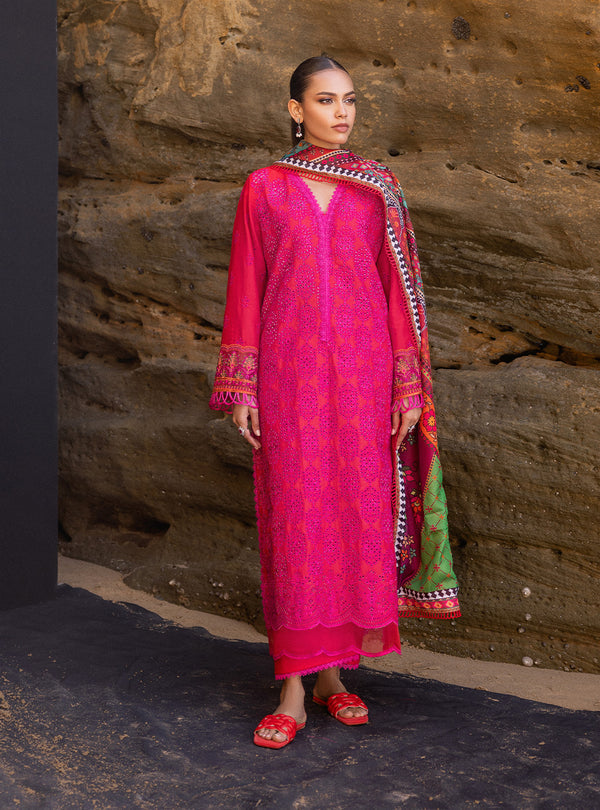 Zainab chottani | Luxury Chikankari 24 | LAALI - 6B - House Of Anaya
