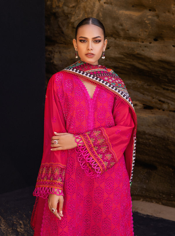 Zainab chottani | Luxury Chikankari 24 | LAALI - 6B - House Of Anaya