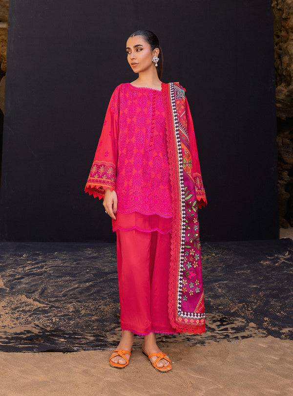 Zainab chottani | Luxury Chikankari 24 | LAALI - 6B - House Of Anaya