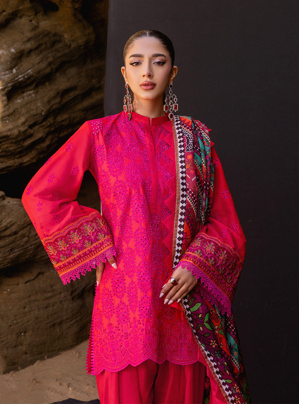 Zainab chottani | Luxury Chikankari 24 | LAALI - 6B - House Of Anaya
