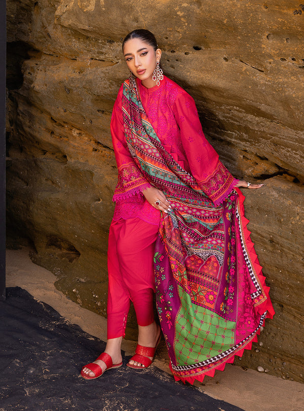Zainab chottani | Luxury Chikankari 24 | LAALI - 6B - House Of Anaya