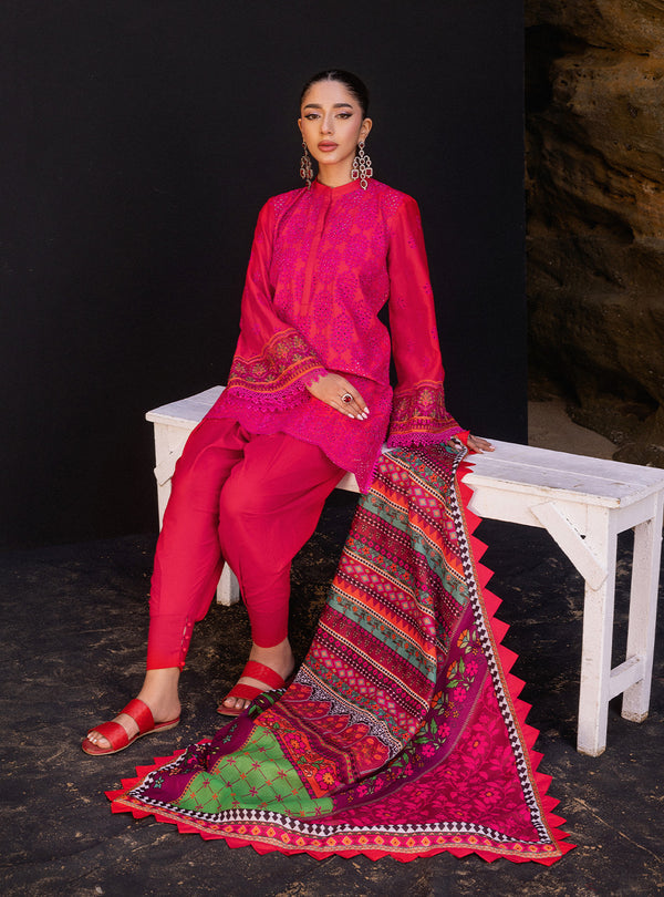 Zainab chottani | Luxury Chikankari 24 | LAALI - 6B - House Of Anaya