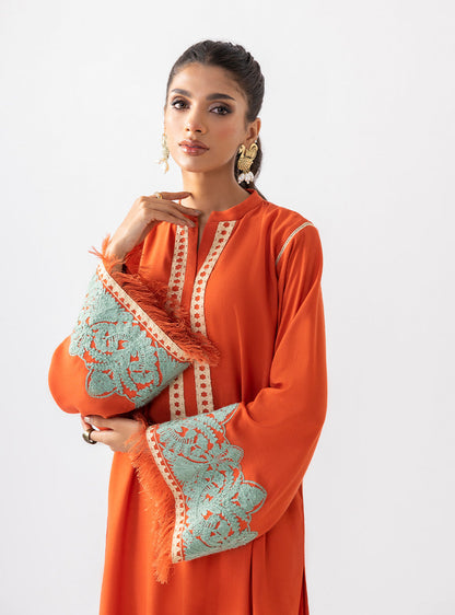 Zainab Chottani | Aara Casual Pret | Pumpkin Opal - House Of Anaya
