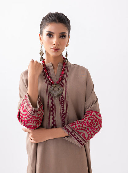 Zainab Chottani | Aara Casual Pret |  Sandy Beige - House Of Anaya