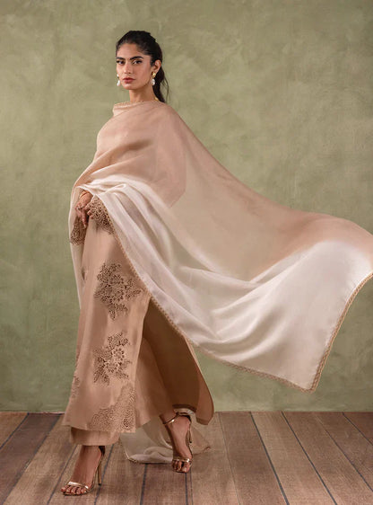 Zainab Chottani | Eid Edit 24 | Coral Champagne - House Of Anaya