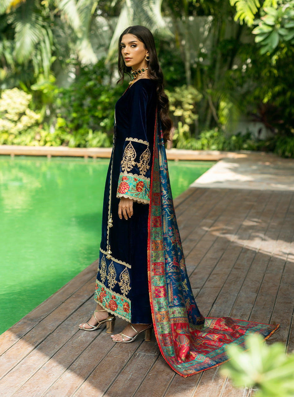 Zainab Chottani | Makhmal Luxe Pret | Farrin - House Of Anaya