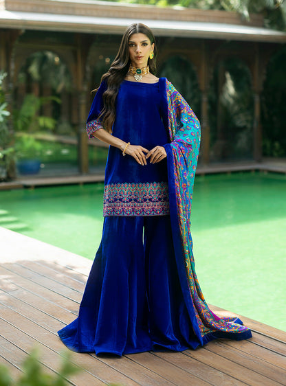 Zainab Chottani | Makhmal Luxe Pret | Marjan - House Of Anaya