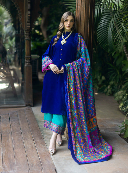 Zainab Chottani | Makhmal Luxe Pret | Shafaq - House Of Anaya