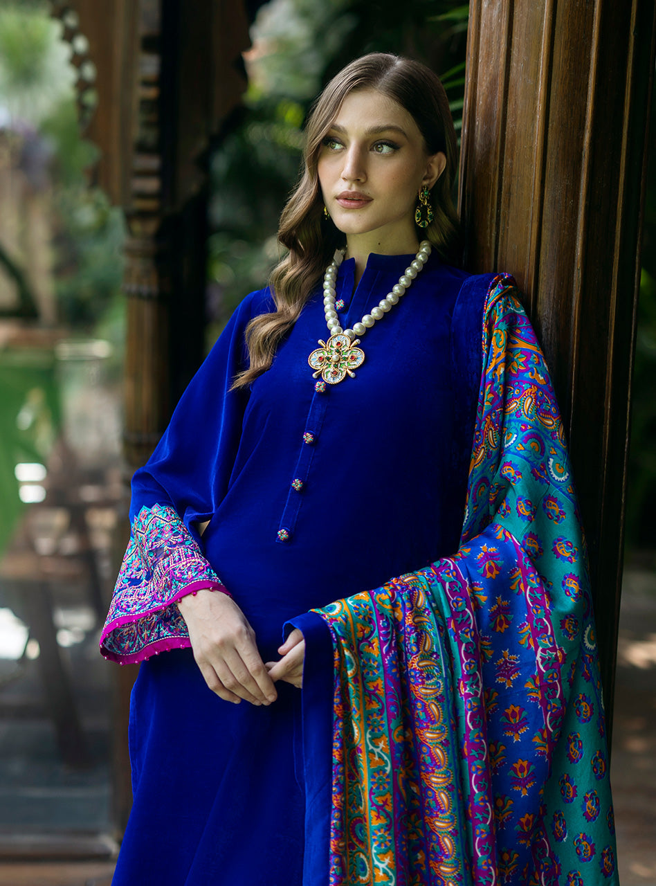 Zainab Chottani | Makhmal Luxe Pret | Shafaq - House Of Anaya