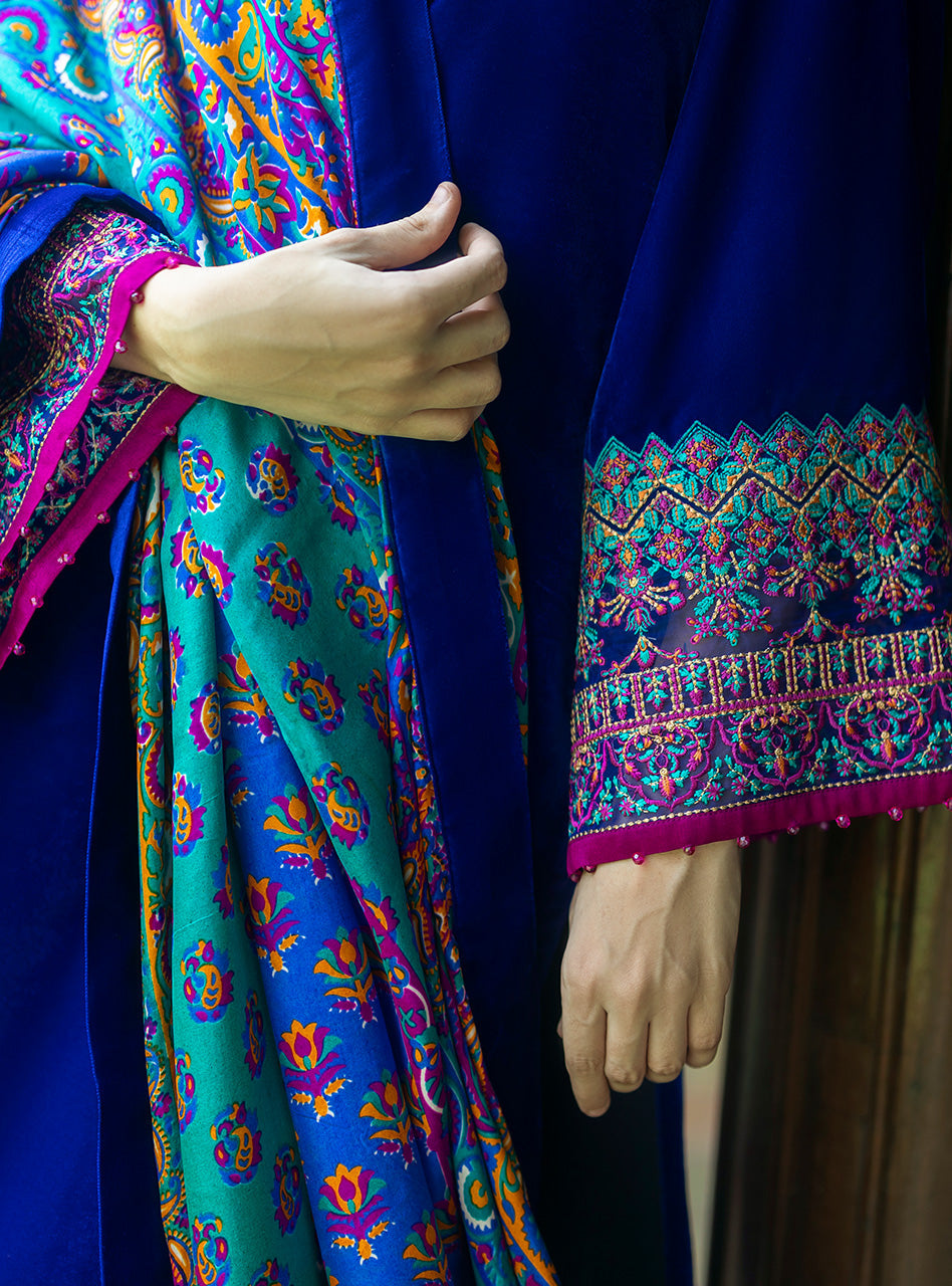 Zainab Chottani | Makhmal Luxe Pret | Shafaq - House Of Anaya