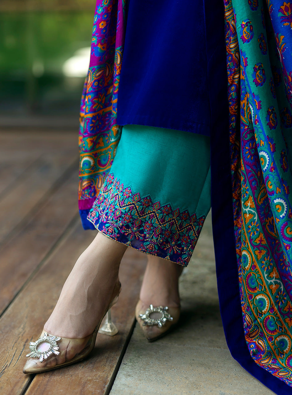 Zainab Chottani | Makhmal Luxe Pret | Shafaq - House Of Anaya