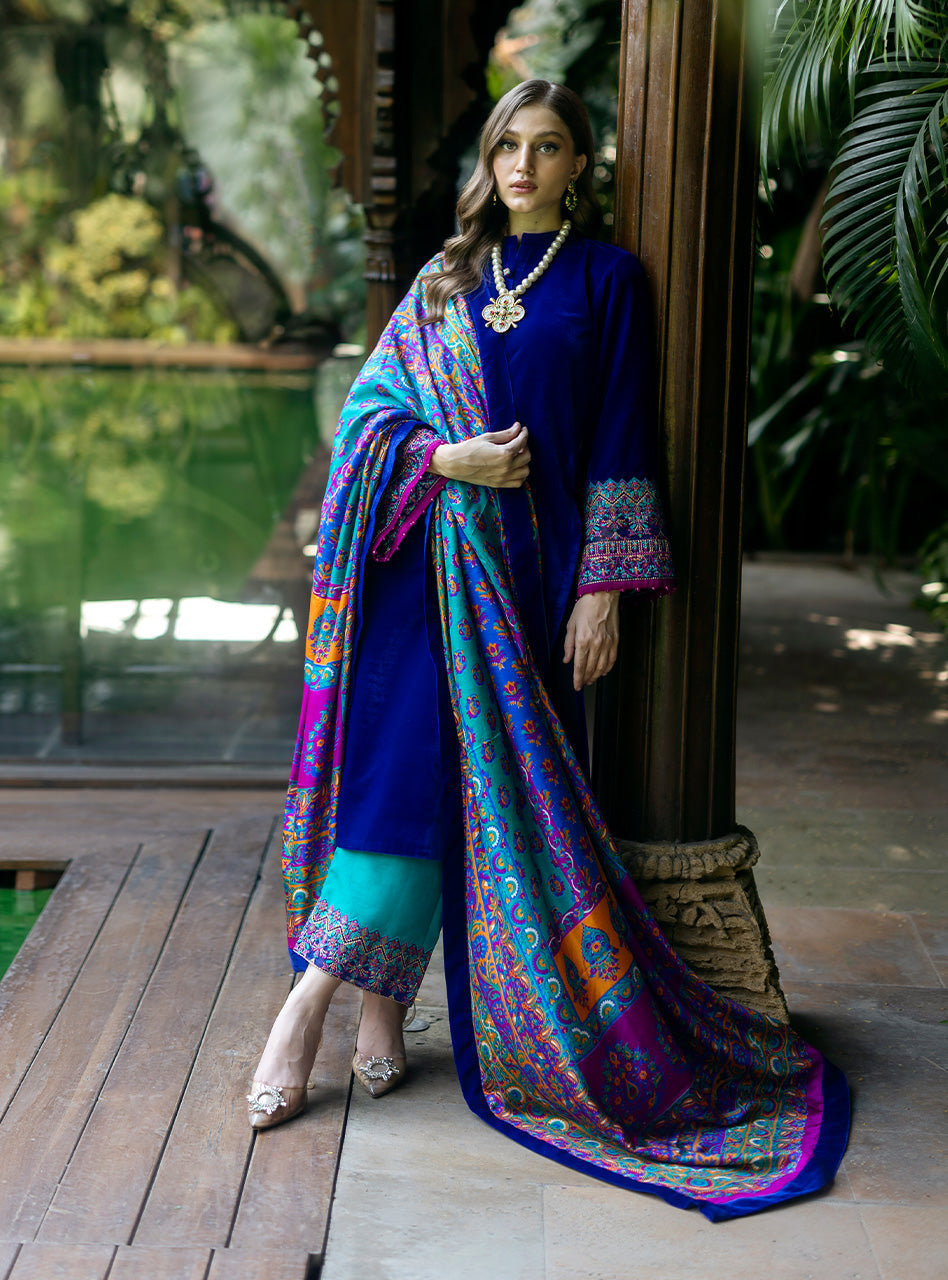 Zainab Chottani | Makhmal Luxe Pret | Shafaq - House Of Anaya
