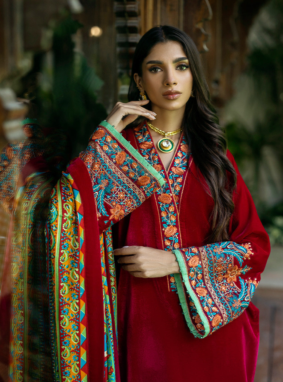 Zainab Chottani | Makhmal Luxe Pret | Shehla - House Of Anaya