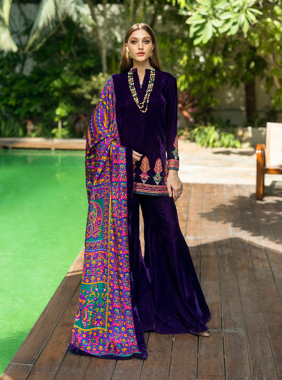 Zainab Chottani | Makhmal Luxe Pret | Habibeh - House Of Anaya