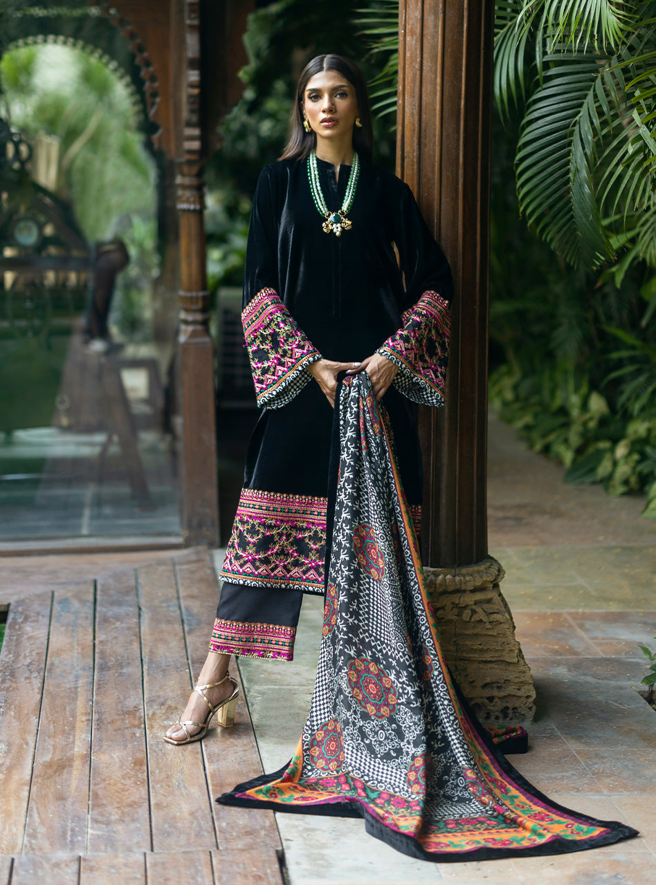Zainab Chottani | Makhmal Luxe Pret | Ghazaleh - House Of Anaya