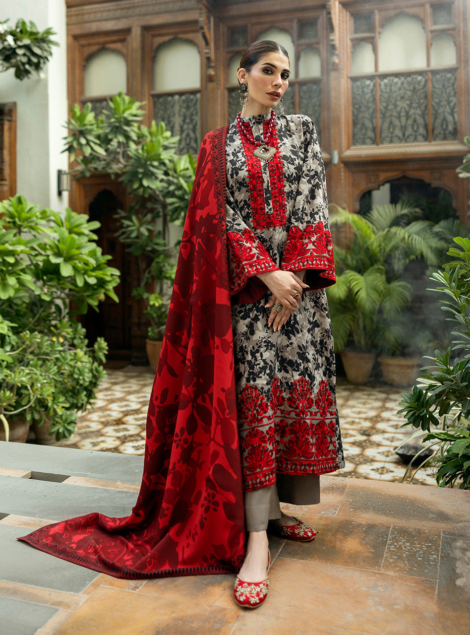 Zainab Chottani | Winter Shawls 24 |  Zemestan - House Of Anaya