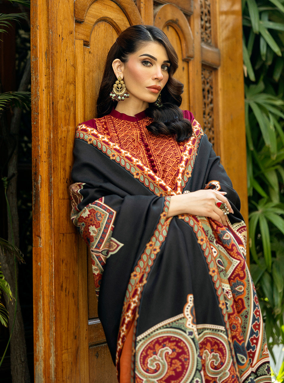 Zainab Chottani | Winter Shawls 24 |  Sila - House Of Anaya